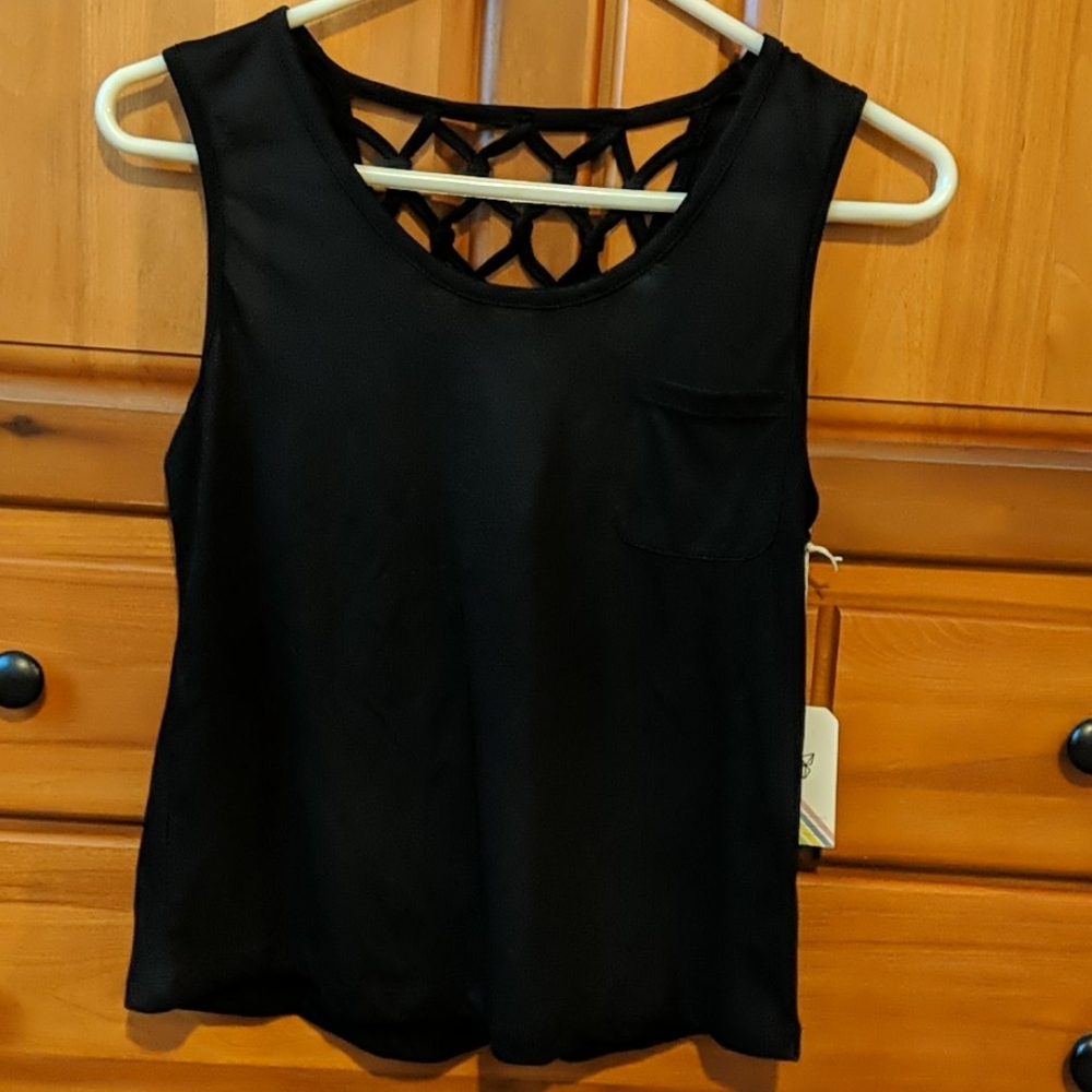 Cute caged back tank